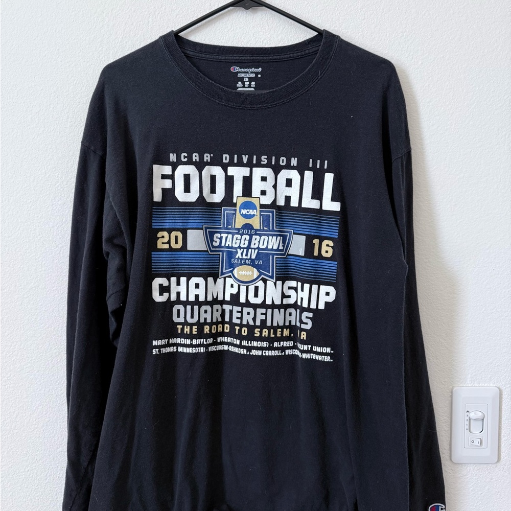 Champion Authentic Black Crewneck Shirt